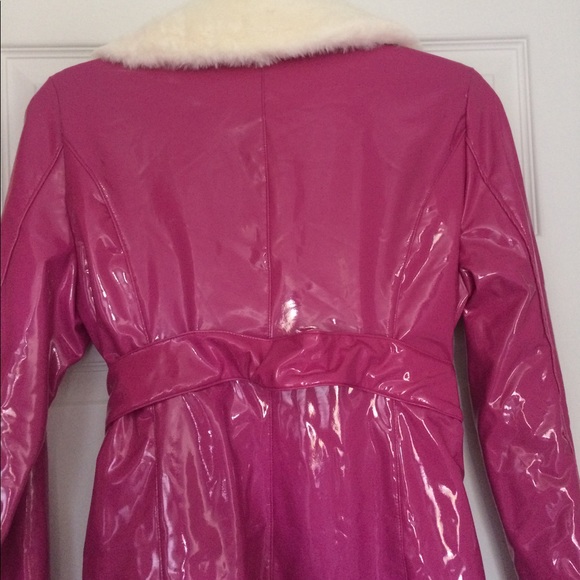 💖Sugarthrillz vinyl jacket with faux fur 💖 - Picture 11 of 13